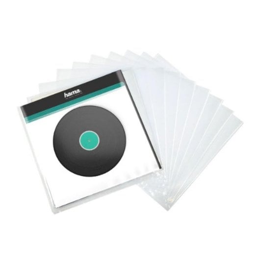 Funda para vinil Hama 00181430 transparente polipropileno pack 10