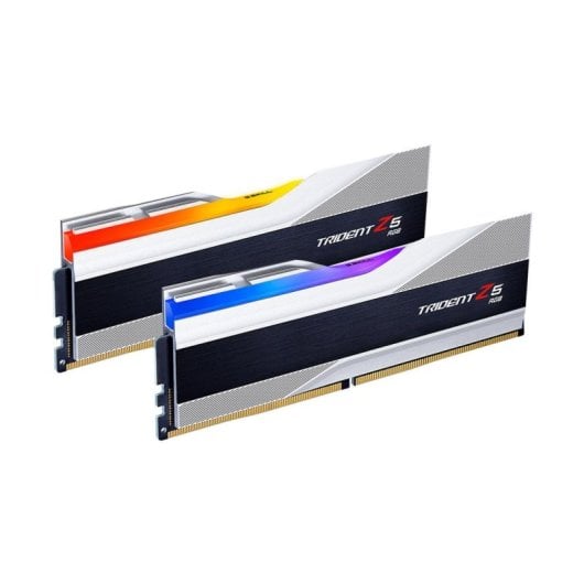 Memoria RAM G.Skill Trident Z5 RGB F5-6000J3238F16GX2-TZ5RS 32GB 2x16GB DDR5 6000MHz CL38 XMP Dual Channel Plata RGB