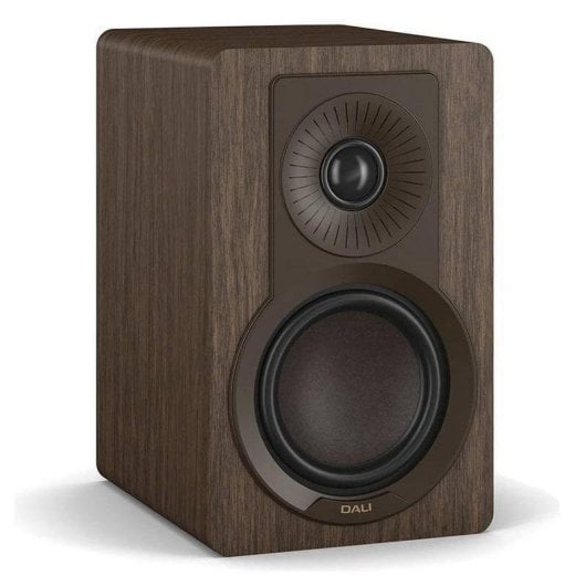 Enceintes Dali Bibliothèque Filaires 120W bass reflex finition noyer