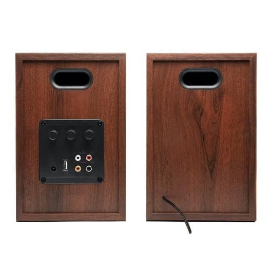 Enceintes Muse Bibliothèque Sans Fil Bluetooth 120W finition bois