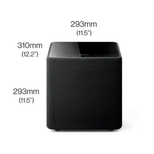 Haut-parleurs Kef Subwoofer Sans fil 300W basses puissantes compact