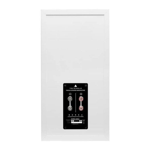 Enceintes Triangle Bibliothèque Passive 260W Bass Reflex Blanc Son Haute Fidélité