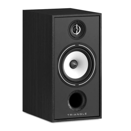 Enceintes Triangle Bibliothèque Filaires 2x130W Bass Reflex Noir
