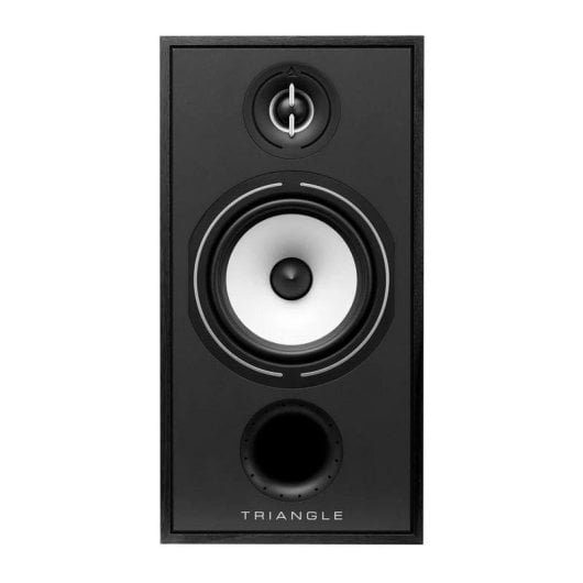 Enceintes Triangle Bibliothèque Filaires 2x130W Bass Reflex Noir