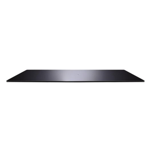Mesa de TV Meliconi Rotobase Elite L negra de vidrio templado base giratoria