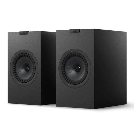 Enceintes Kef bibliothèque passives 150W Bass Reflex avec MAT Noir Satiné
