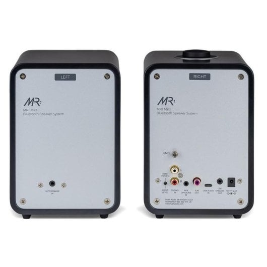 Enceintes Ruark Audio de bibliothèque filaires 104 dB bass reflex noires