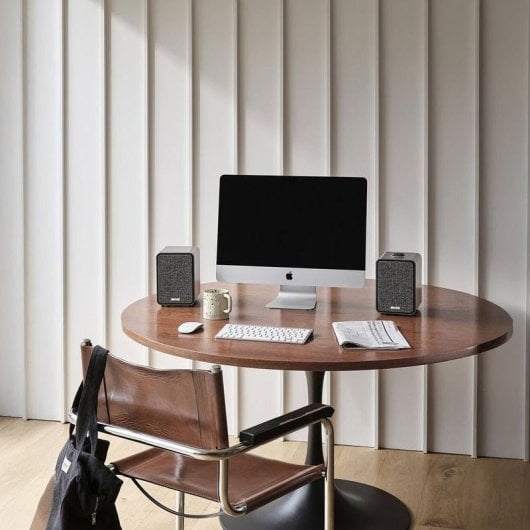 Enceintes Ruark Audio de bibliothèque filaires 104 dB bass reflex noires