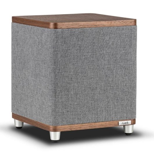 Enceinte Ruark Audio Subwoofer Actif filaire 100W finition noyer