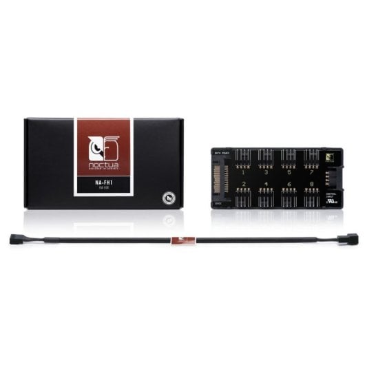 Contrôleur de ventilateur Noctua NA-FH1 8 ports PWM noir compact