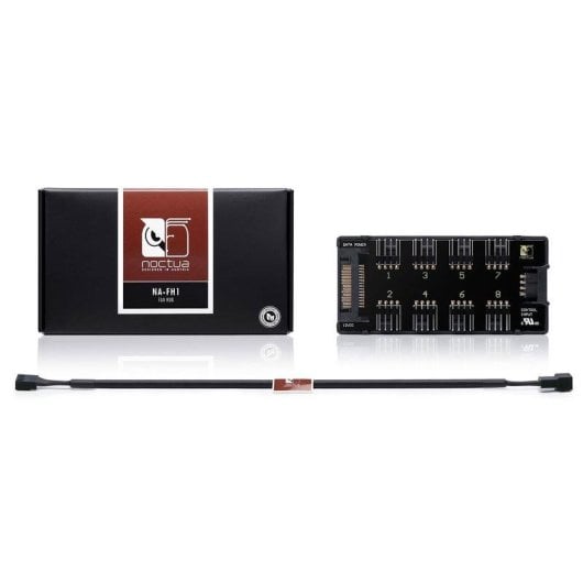 Contrôleur de ventilateur Noctua NA-FH1 8 ports PWM noir compact