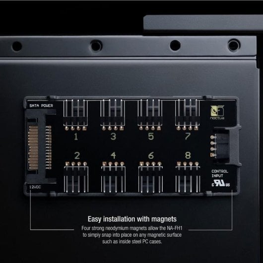 Contrôleur de ventilateur Noctua NA-FH1 8 ports PWM noir compact