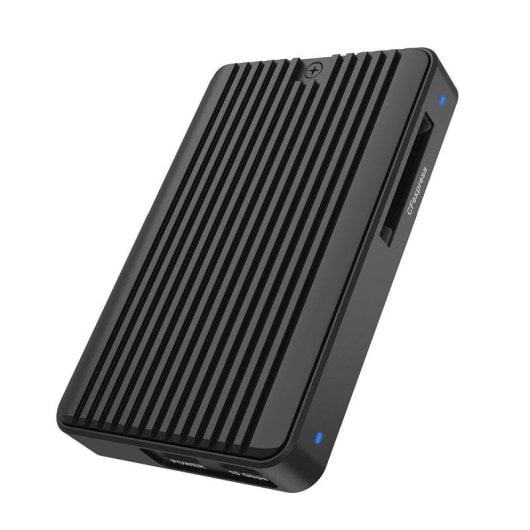 Caixa SSD Externa ICYBOX IB-CR601M-C31 M.2 Alumínio Preto USB-C CFexpress