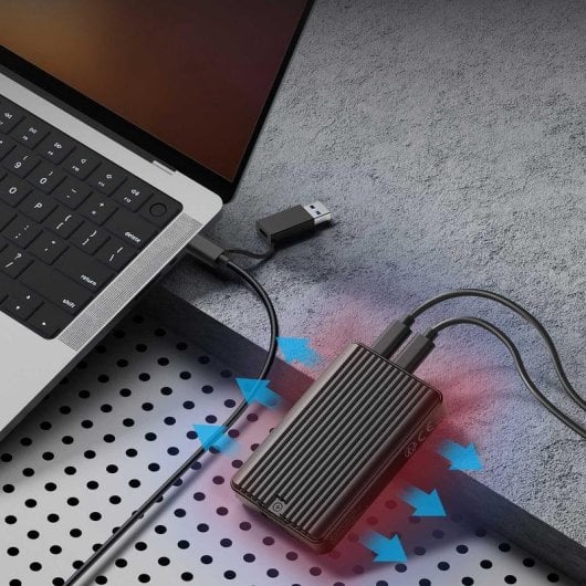 Caixa SSD Externa ICYBOX IB-CR601M-C31 M.2 Alumínio Preto USB-C CFexpress