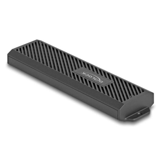 Box SSD DeLock 42031 M.2 Alluminio Plastica Nero USB-C NVMe SATA
