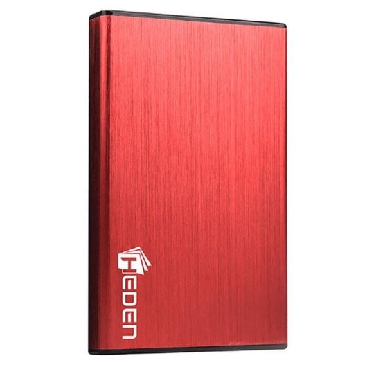 Boîtier Externe Heden BEM25MUA2CR 2,5" Aluminium Rouge SATA III USB 3.0 à tiroir