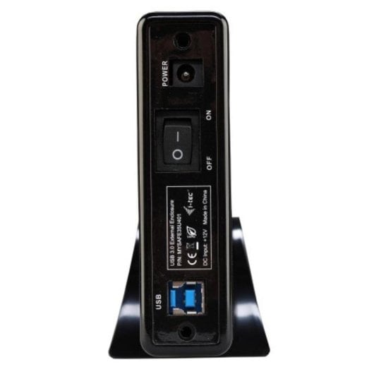 Externe Festplattengehäuse i-tec MySafe Advance 3.5" Aluminium Schwarz USB 3.0 Vertikal