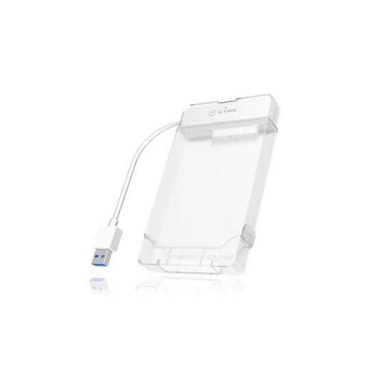 Box esterno ICY BOX IB-AC703-U3 2.5" Plastica Bianco Hot-swap USB 3.0 SATA