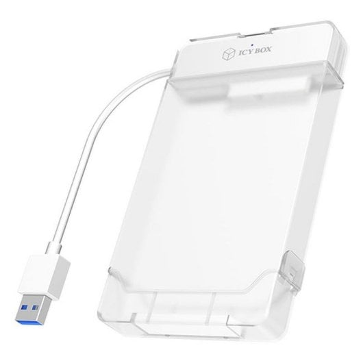 Box esterno ICY BOX IB-AC703-U3 2.5" Plastica Bianco Hot-swap USB 3.0 SATA