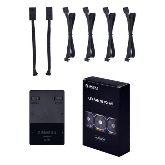 Controlador Lian Li G89.12SLIN-CONT3B.00 Uni Fan SL-Infinity L-Connect Preto