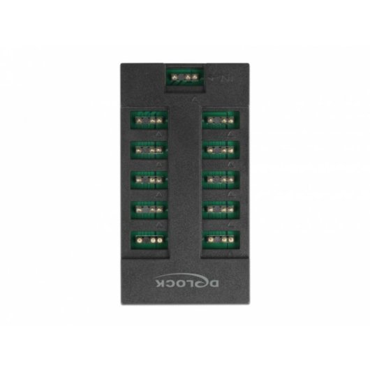 Hub DeLock 10 porte ARGB modello 64128 con supporto magnetico