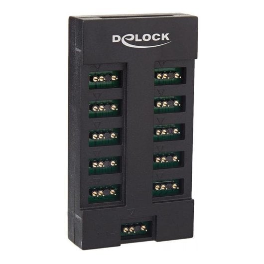 Hub DeLock 10 porte ARGB modello 64128 con supporto magnetico