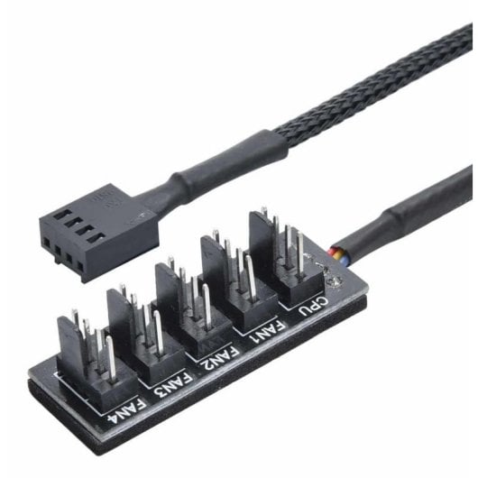 Hub Ventilateur Gelid FC-PWM-04 Noir 4 ports 3-pin 4-pin