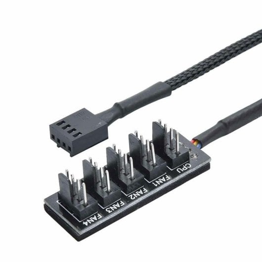 Hub Ventilateur Gelid FC-PWM-04 Noir 4 ports 3-pin 4-pin