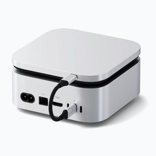 Boîtier externe Satechi SA-ST-EU4SNSS USB4 M.2 NVMe Aluminium Gris Compact avec tiroir extractible