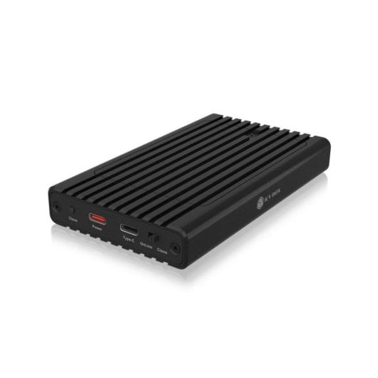 Box SSD ICY BOX IB-2817MCL-C31 M.2 Alluminio Nero USB Type-C NVMe Dual Slot