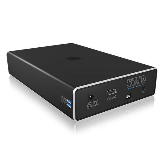 Box ICY BOX IB-RD2253-C31 2.5" Alluminio Plastica Nero USB-C RAID