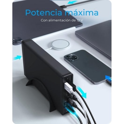 Box Esterna ICY BOX IB-382H-C31 2.5/3.5" Alluminio Plastica Nero Hot-Swap USB-C