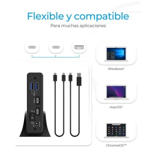 Box Esterna ICY BOX IB-382H-C31 2.5/3.5" Alluminio Plastica Nero Hot-Swap USB-C