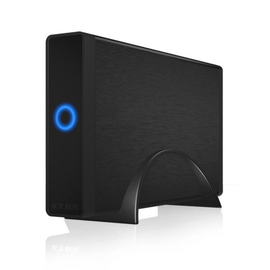 Caja para disco duro externo ICY BOX IB-377U3 3.5" Aluminio Negro Hot-Swap USB 3.0