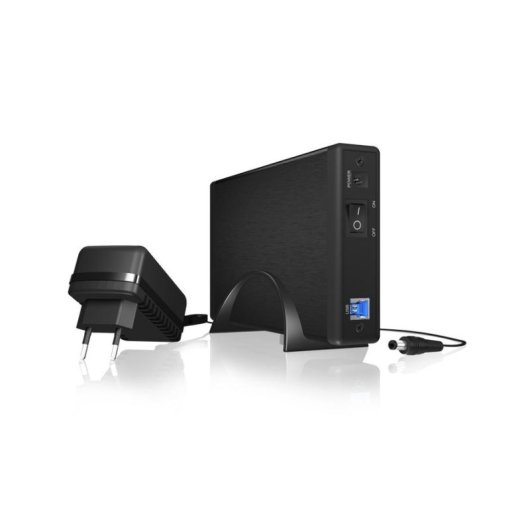Caja para disco duro externo ICY BOX IB-377U3 3.5" Aluminio Negro Hot-Swap USB 3.0