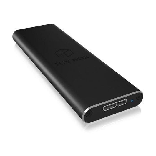 Box SSD ICY BOX IB-183M2 M.2 Alluminio Nero Hot-Swap USB 3.2 Gen 1