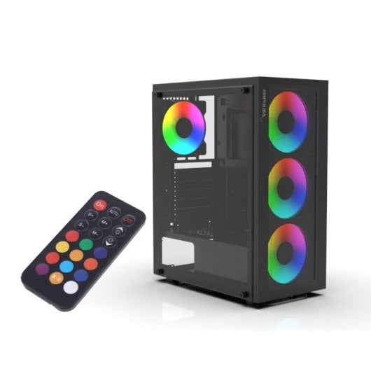 Boîtier PC Inca EMG-15XN Midi Tower ATX Verre Trempé Éclairage RGB