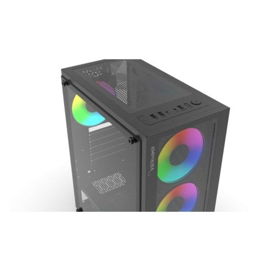 Boîtier PC Inca EMG-15XN Midi Tower ATX Verre Trempé Éclairage RGB