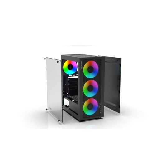 Boîtier PC Inca EMG-15XN Midi Tower ATX Verre Trempé Éclairage RGB