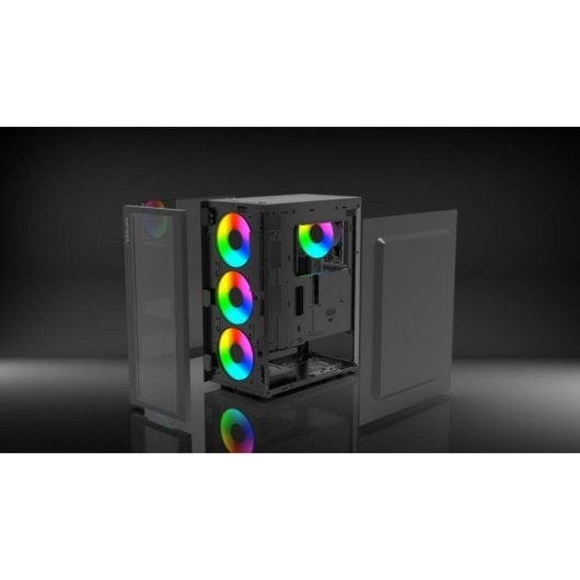 Boîtier PC Inca EMG-15XN Midi Tower ATX Verre Trempé Éclairage RGB