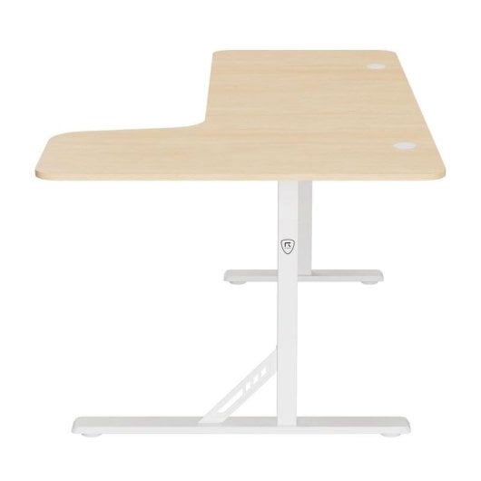 Mesa Gaming REKT 160cm Bois Métal Passe-câbles Support Casque Gobelet