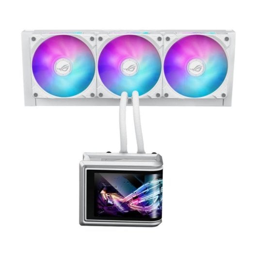 Refrigeración Líquida ASUS ROG Ryuo IV SLC 360mm 3 Ventiladores ARGB AMOLED Weiß