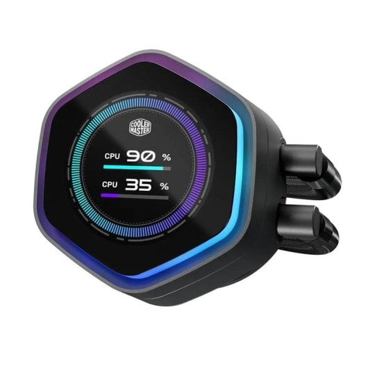 Refrigeración Líquida Cooler Master MasterLiquid Atmos II 240mm 2 Ventiladores LCD ARGB