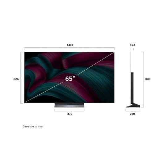 TV LG OLED OLED65C58LA 65" 4K Ultra HD Smart TV WebOS HDR10 Dolby Atmos