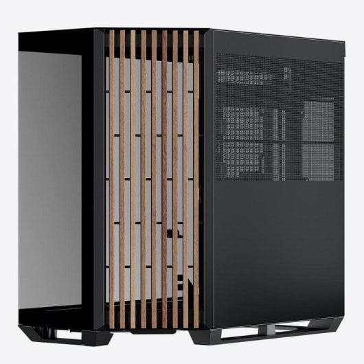 Caixa PC APNX V1-W-BK-v1 ATX/Micro ATX/Mini-ITX Vidro Madeira Preto