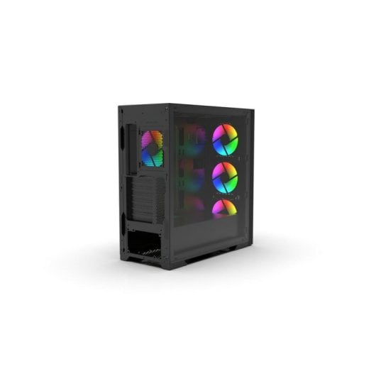 Carcasa Inca EMG-17XB Negro Midi Tower RGB lateral cristal templado