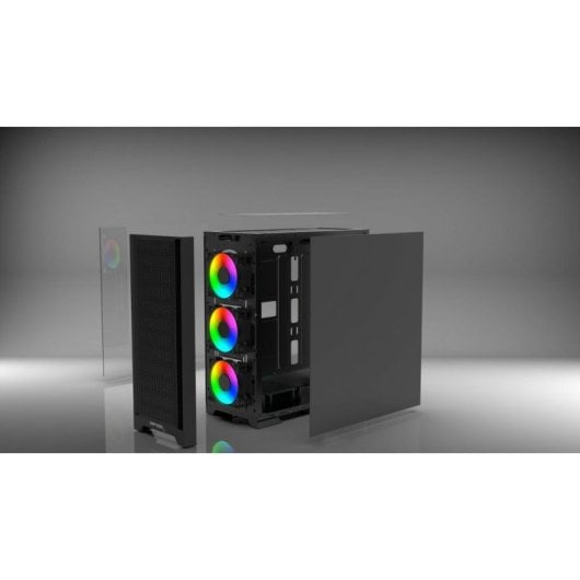 Carcasa Inca EMG-17XB Negro Midi Tower RGB lateral cristal templado