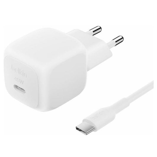Caricatore Belkin WCA013kq1MWH-B6 USB-C 45W Power Delivery Bianco 1m