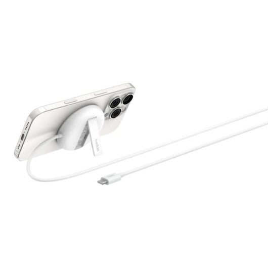 Carregador Belkin WIA011HQWH Magnético Qi2 15W Wireless Branco