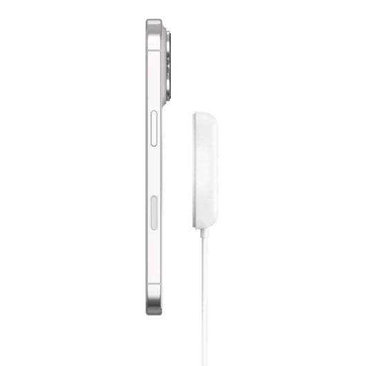 Carregador Belkin WIA011HQWH Magnético Qi2 15W Wireless Branco